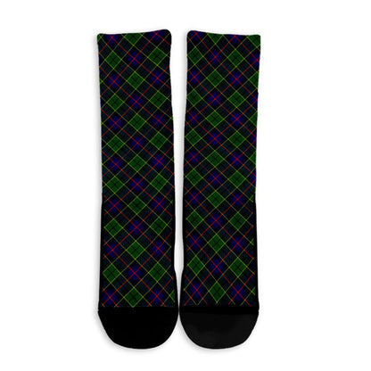 Forsyth Modern Tartan Plaid Crew Socks