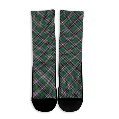 MacFarlane Hunting Ancient Tartan Plaid Crew Socks