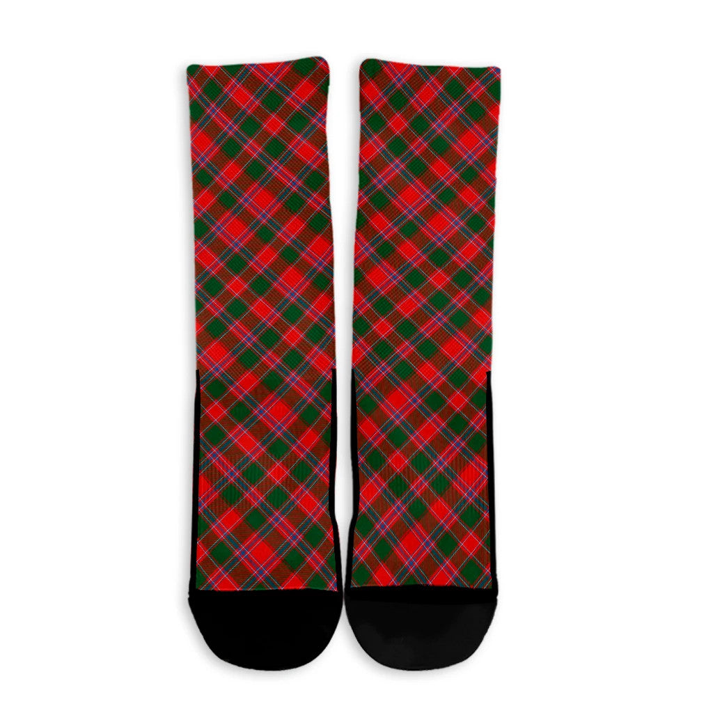 Dalziel Modern Tartan Plaid Crew Socks