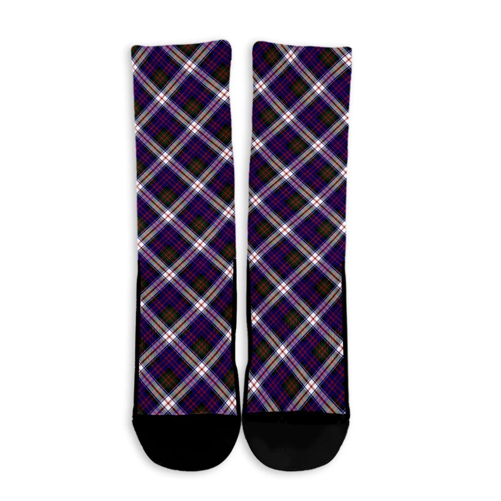 MacDonald Dress Modern Tartan Plaid Crew Socks