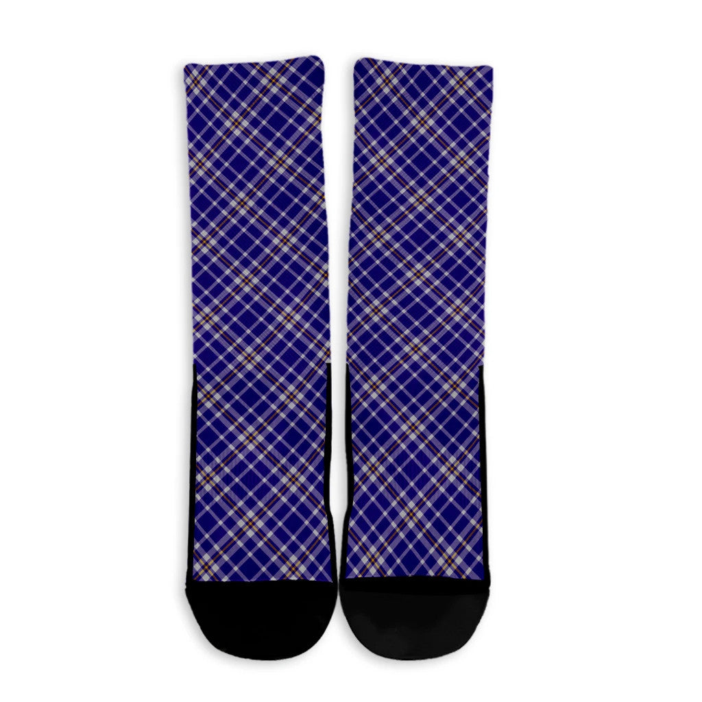 Ochterlony Tartan Plaid Crew Socks