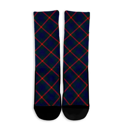 Agnew Modern Tartan Plaid Crew Socks