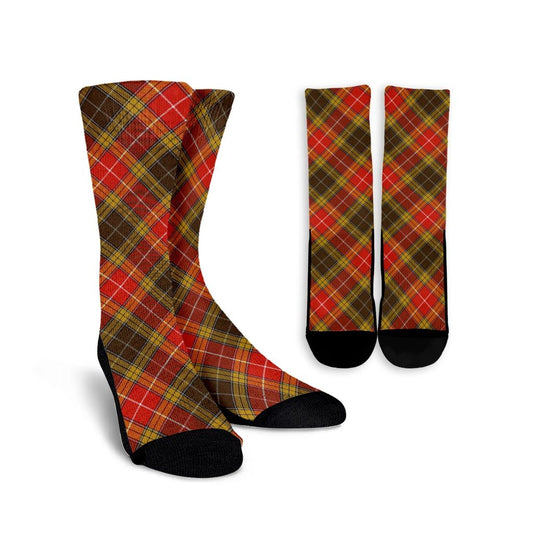 Buchanan Old Set Tartan Plaid Crew Socks