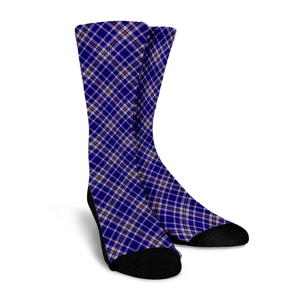 Ochterlony Tartan Plaid Crew Socks