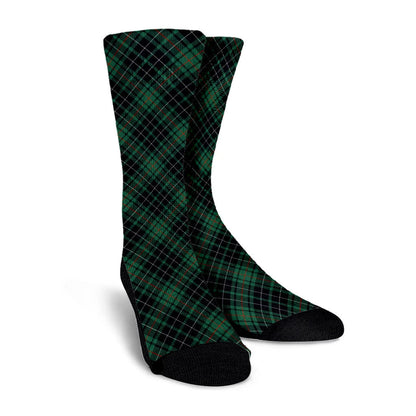 MacAulay Hunting Ancient Tartan Plaid Crew Socks