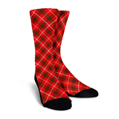 Duke of Rothesay Modern Tartan Plaid Crew Socks