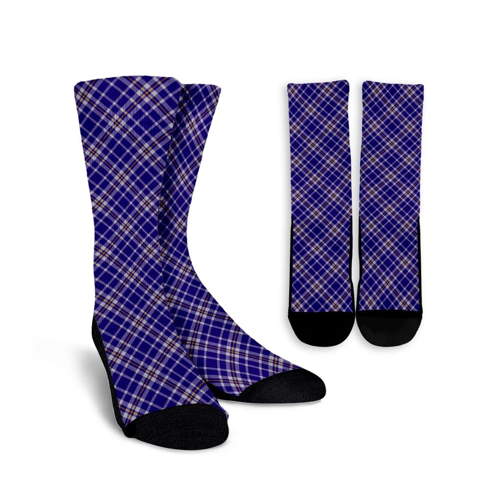 Ochterlony Tartan Plaid Crew Socks