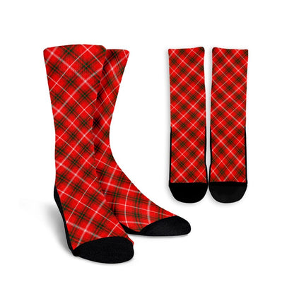 Duke of Rothesay Modern Tartan Plaid Crew Socks