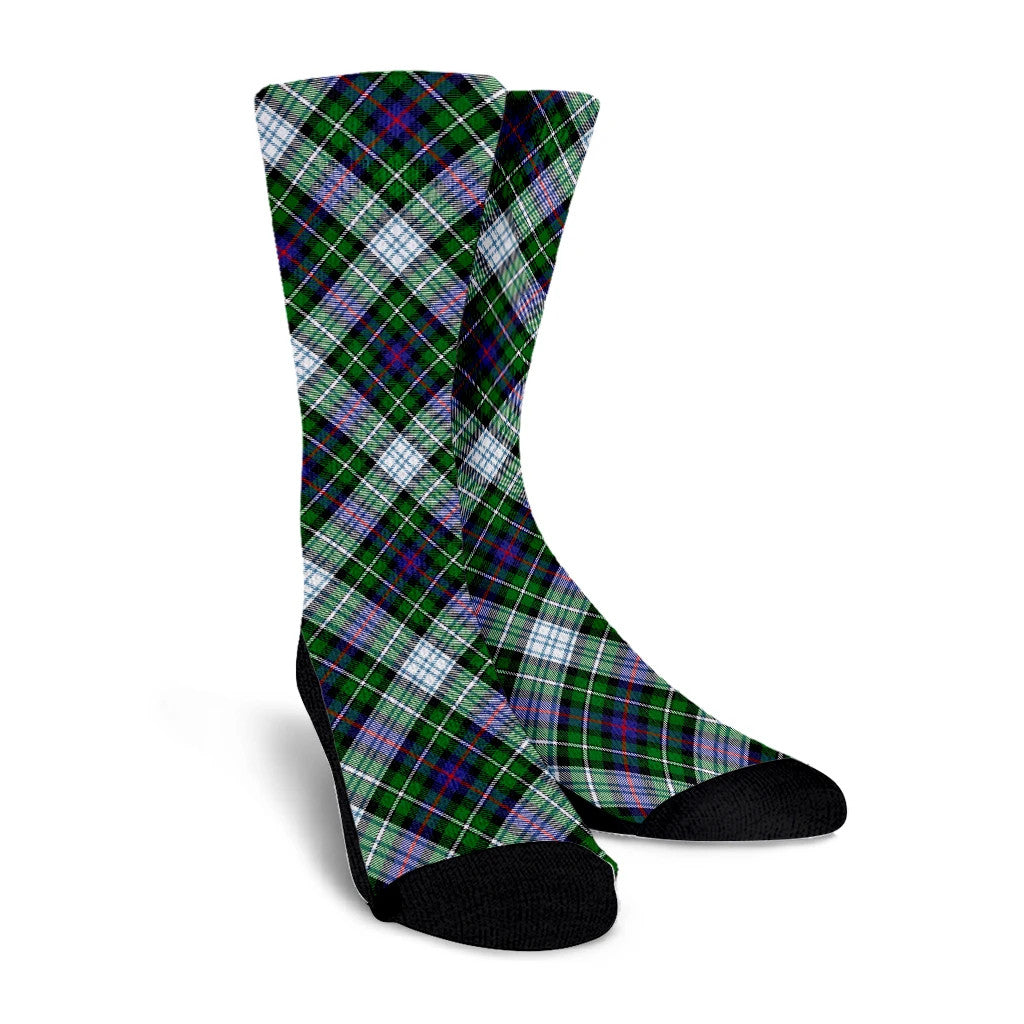 MacKenzie Dress Modern Tartan Plaid Crew Socks