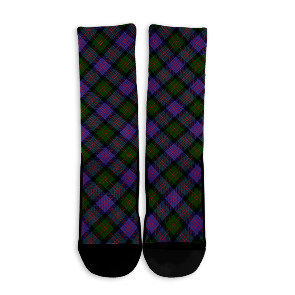 Blair Modern Tartan Plaid Crew Socks