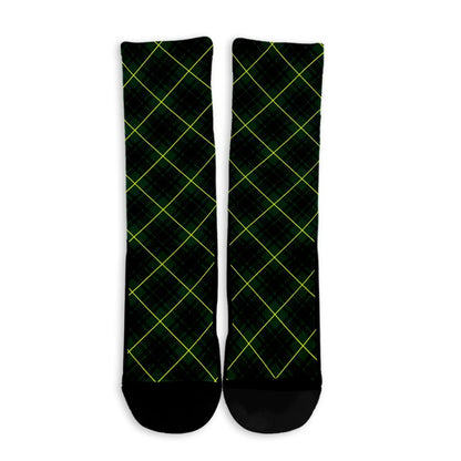 MacArthur Modern Tartan Plaid Crew Socks