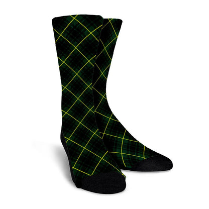 MacArthur Modern Tartan Plaid Crew Socks