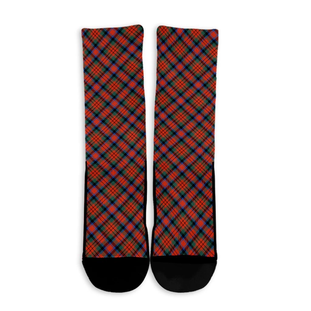 MacDuff Ancient Tartan Plaid Crew Socks