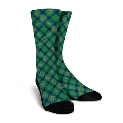 Kennedy Ancient Tartan Plaid Crew Socks