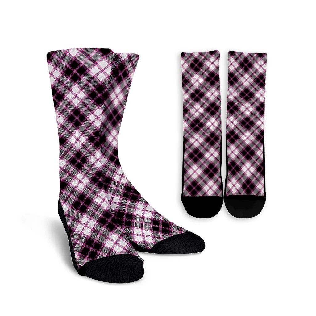 MacPherson Hunting Modern Tartan Plaid Crew Socks