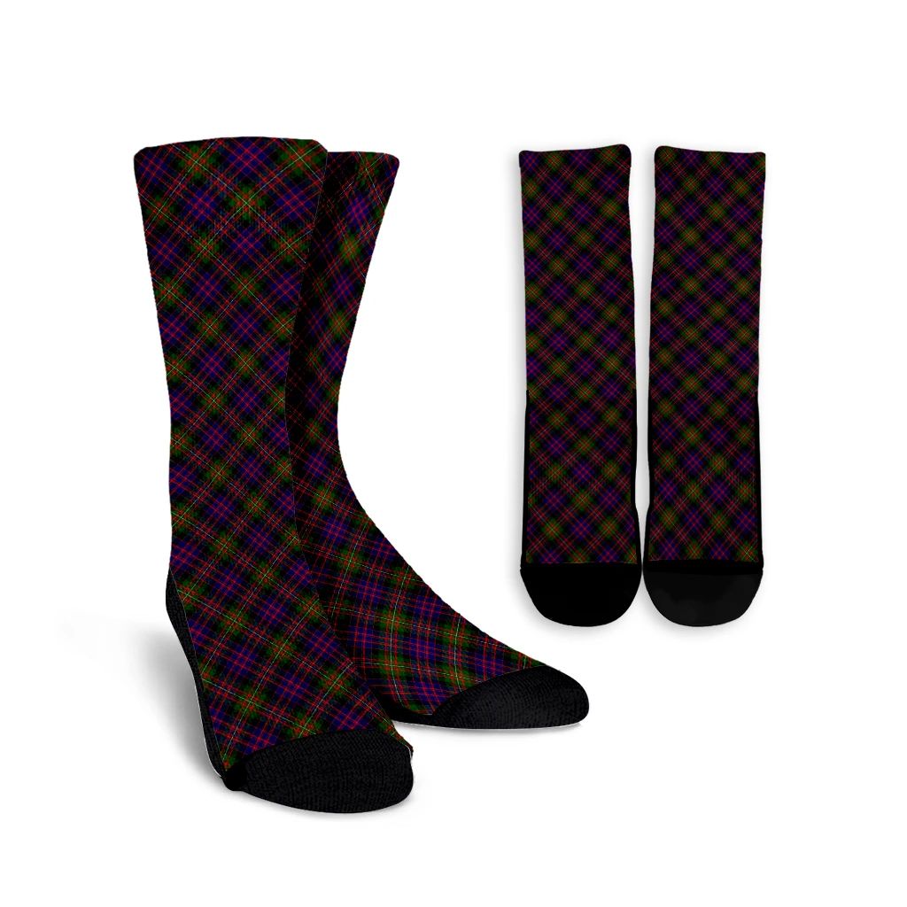 MacDonnell of Glengarry Modern Tartan Plaid Crew Socks