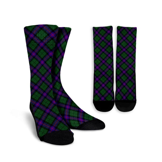 Armstrong Modern Tartan Plaid Crew Socks