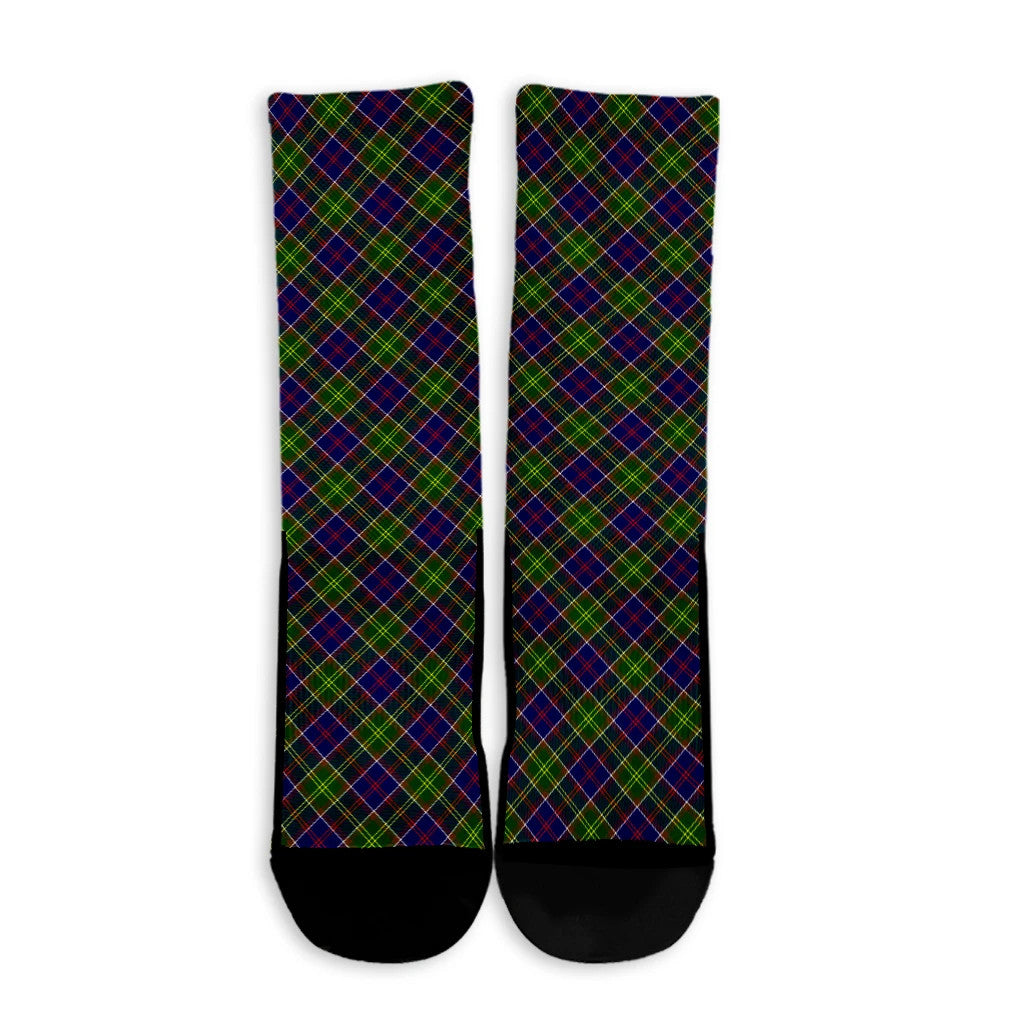 Ayrshire District Tartan Plaid Crew Socks