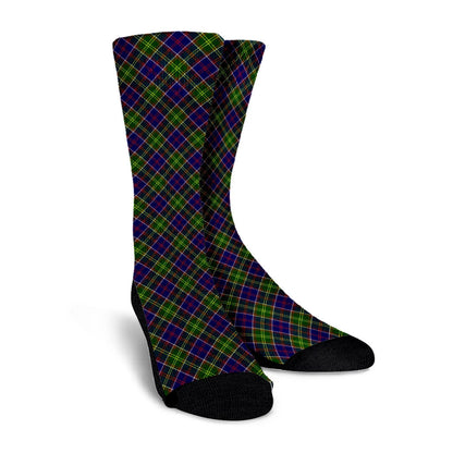 Ayrshire District Tartan Plaid Crew Socks