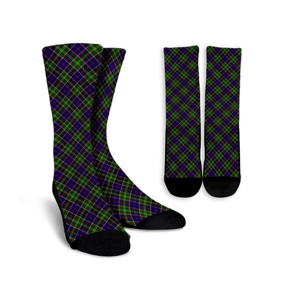 Ayrshire District Tartan Plaid Crew Socks