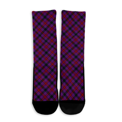 Montgomery Modern Tartan Plaid Crew Socks