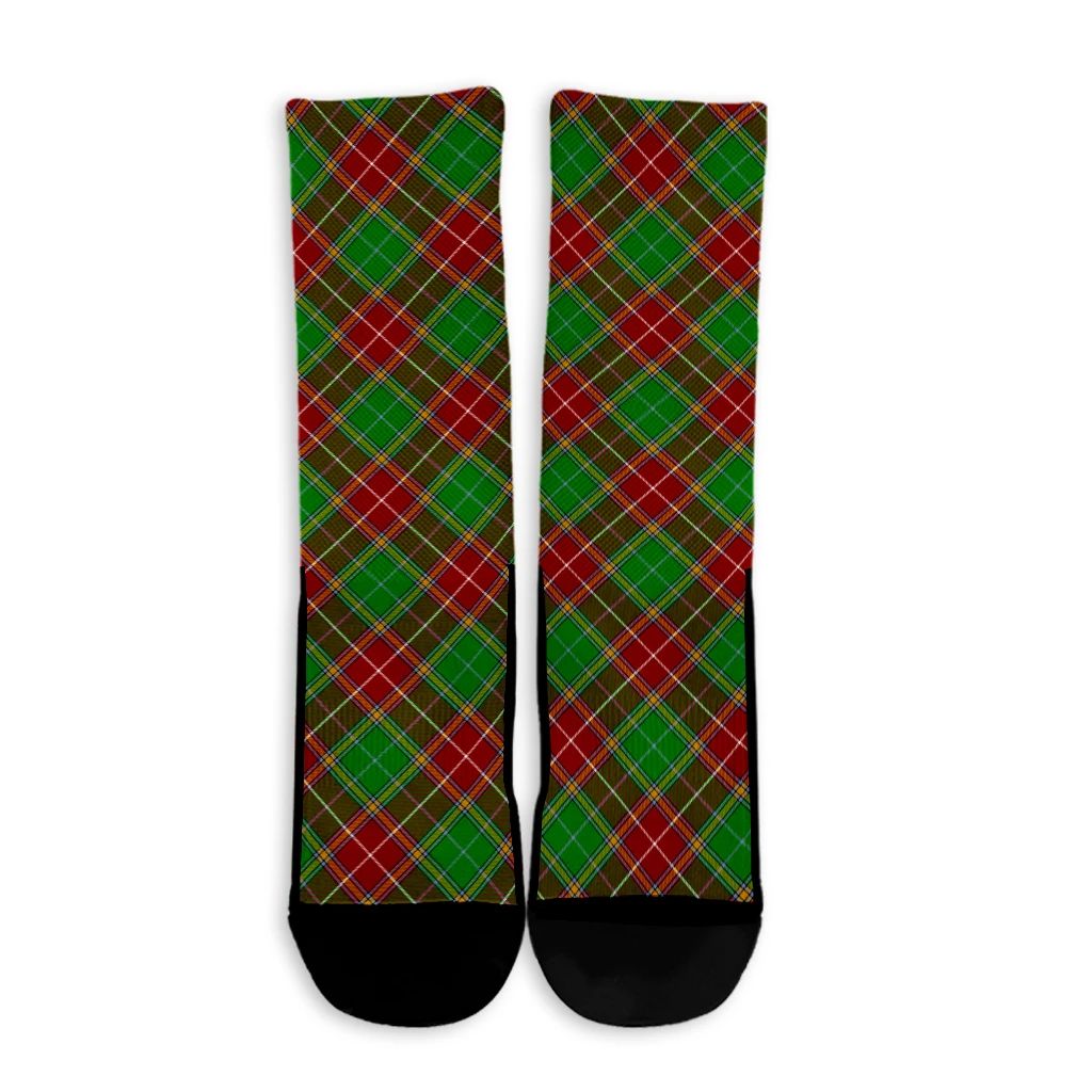 Baxter Modern Tartan Plaid Crew Socks