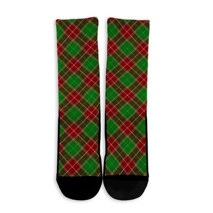 Baxter Modern Tartan Plaid Crew Socks