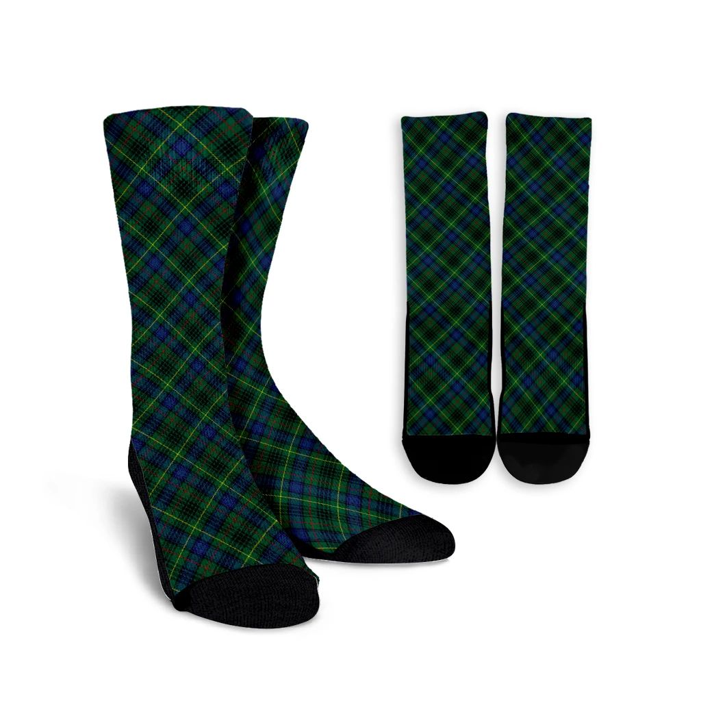 Stewart Hunting Modern Tartan Plaid Crew Socks