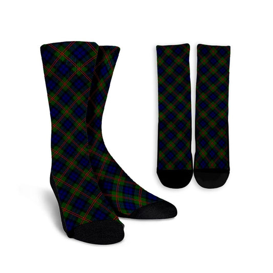 Dundas Modern 02 Tartan Plaid Crew Socks