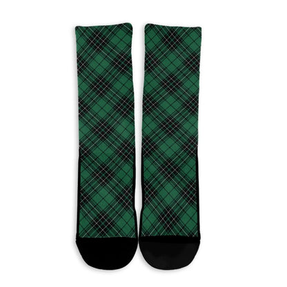 MacLean Hunting Ancient Tartan Plaid Crew Socks