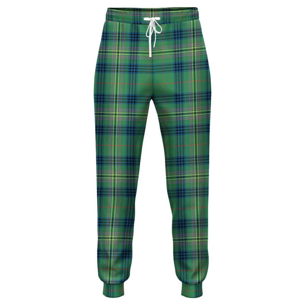Gray Tartan Classic Jogger Pants