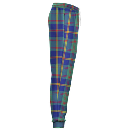 Rose Modern Tartan Classic Jogger Pants