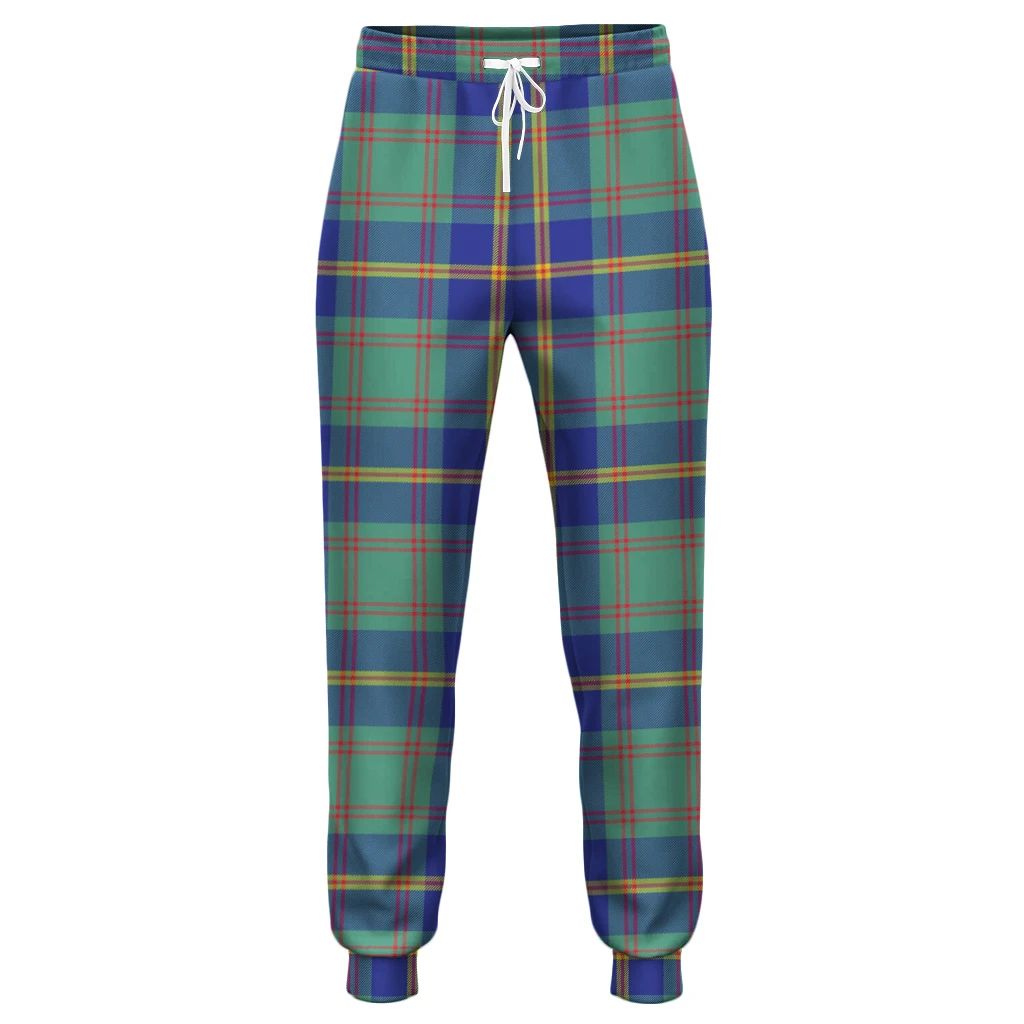 Rose Modern Tartan Classic Jogger Pants