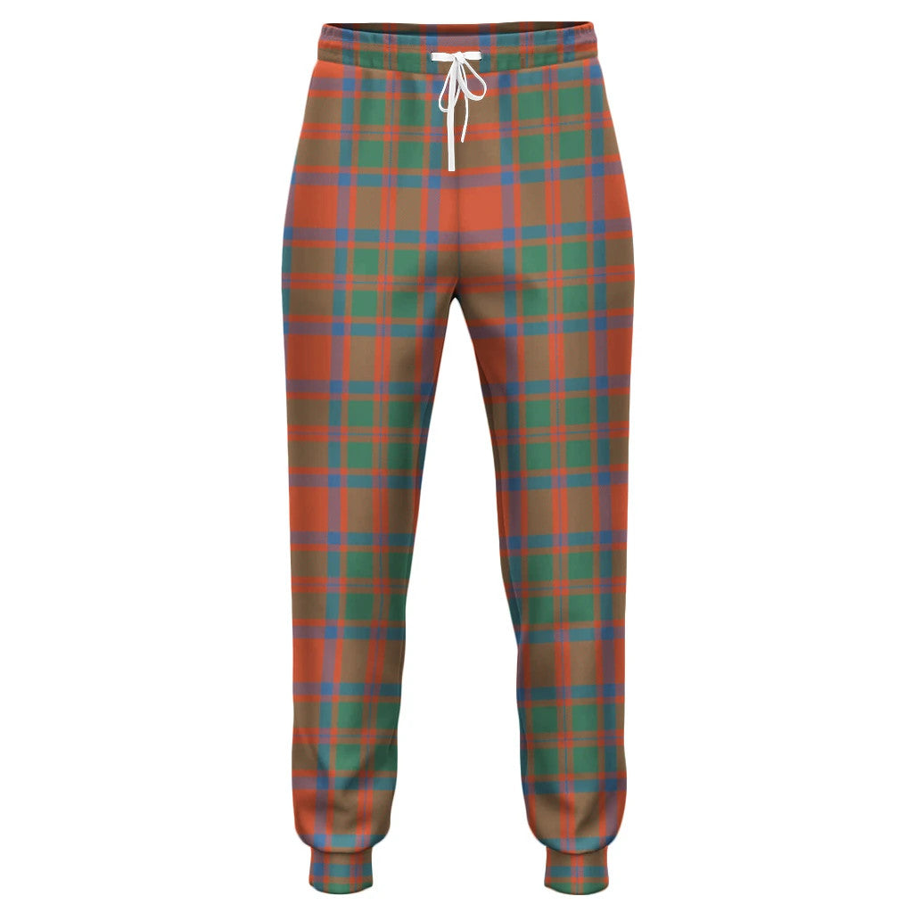 MacFarlane Black & White Tartan Classic Jogger Pants