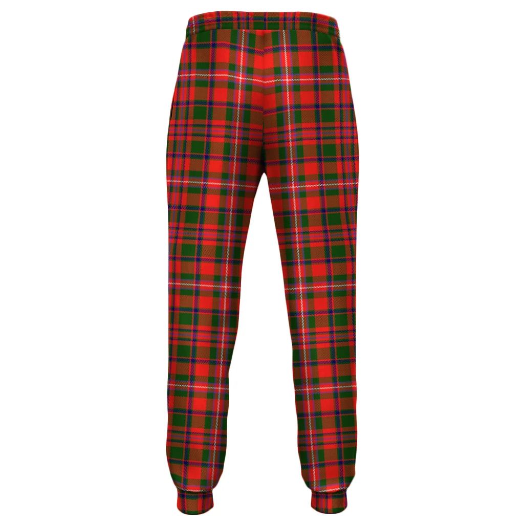 MacFarlane Black & White Ancient Tartan Classic Jogger Pants