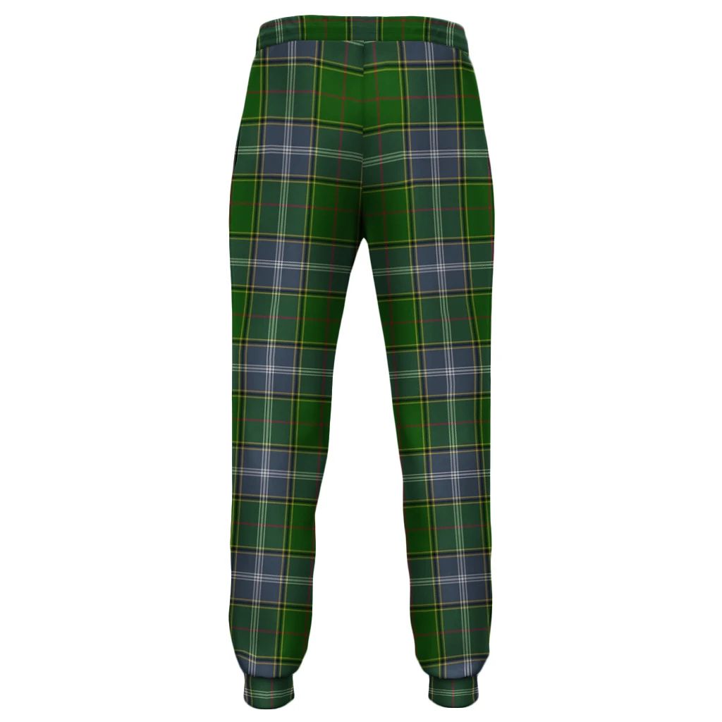 Wallace Hunting Green Tartan Classic Jogger Pants