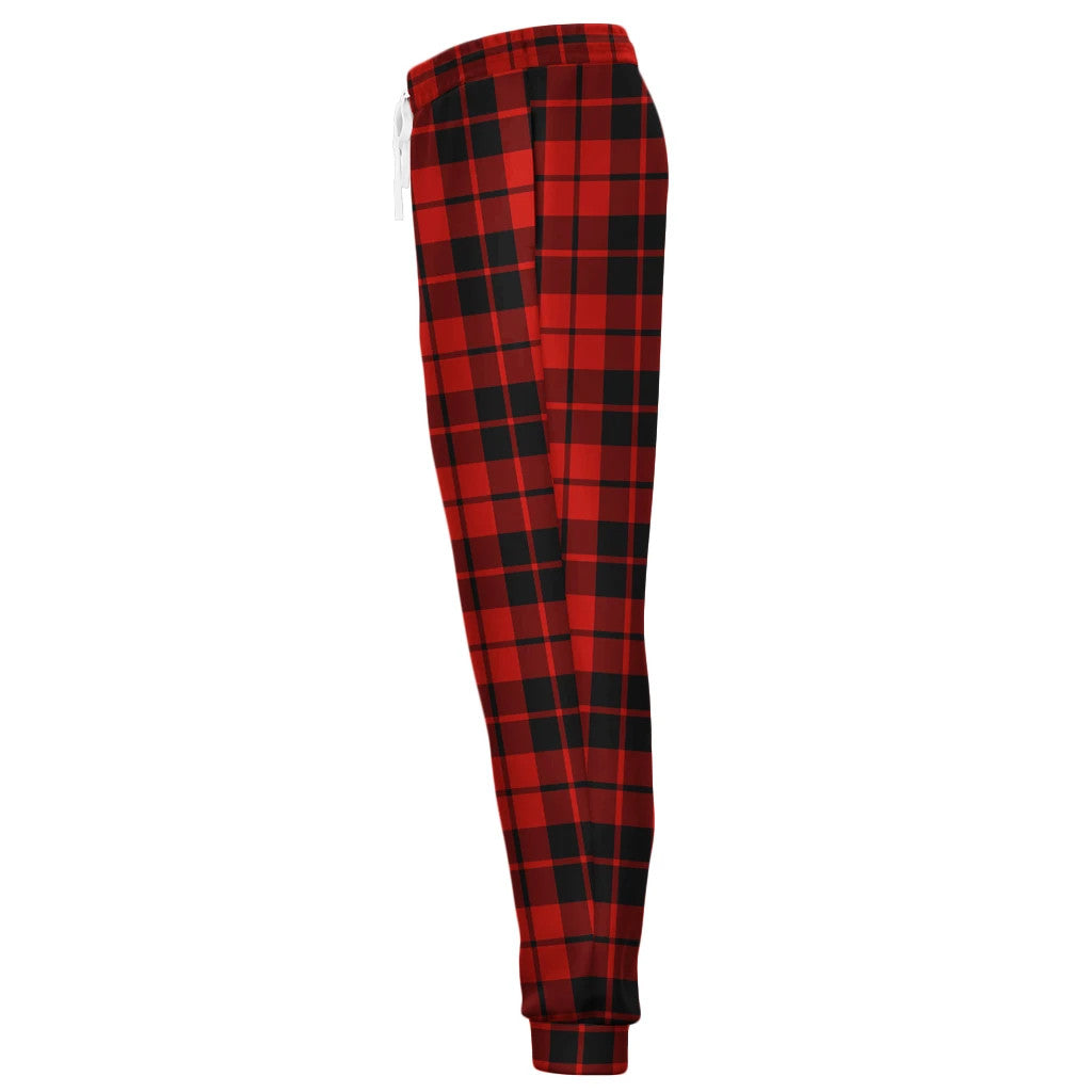 Cunningham Burgundy Dancers Tartan Classic Jogger Pants