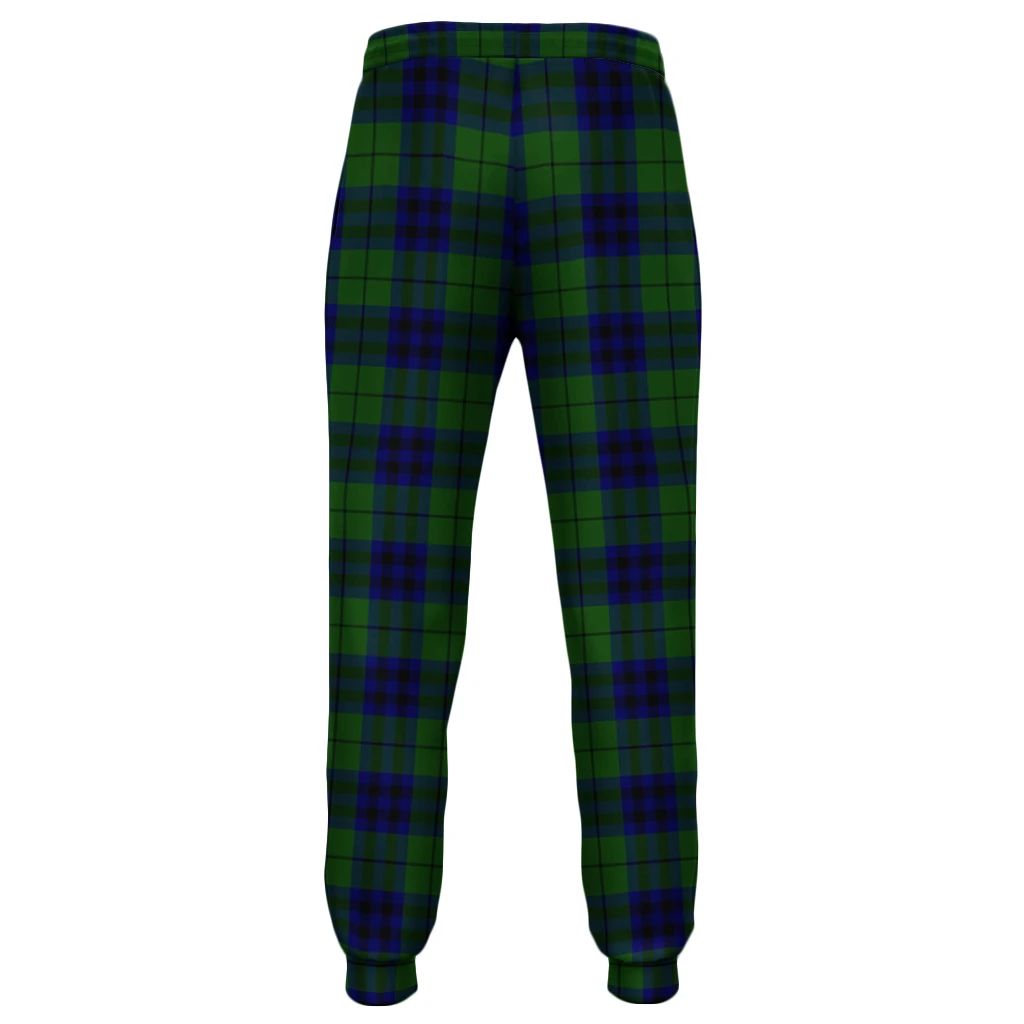 Gray Tartan Classic Jogger Pants
