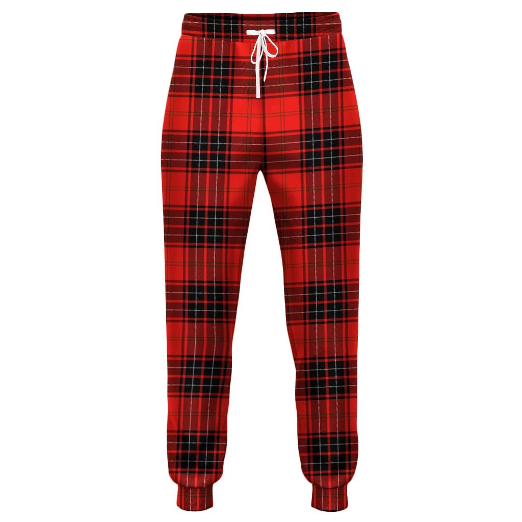 Scott Black & White Modern Tartan Classic Jogger Pants