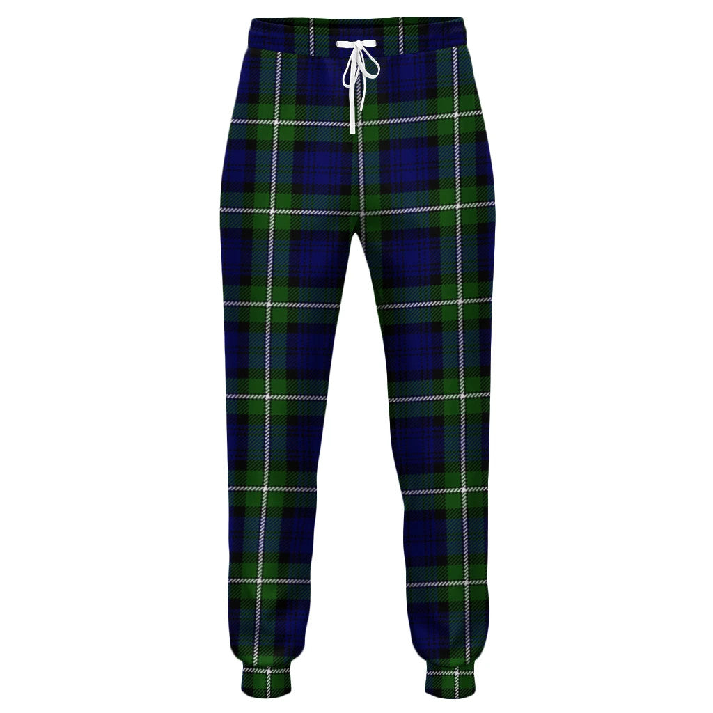 Douglas Grey Modern Tartan Classic Jogger Pants