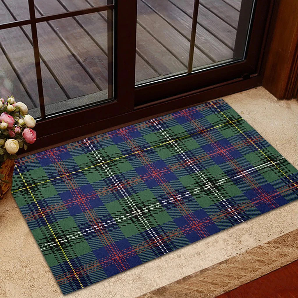 Wood Modern Tartan Classic Door Mat