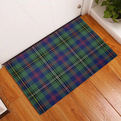 Wood Modern Tartan Classic Door Mat