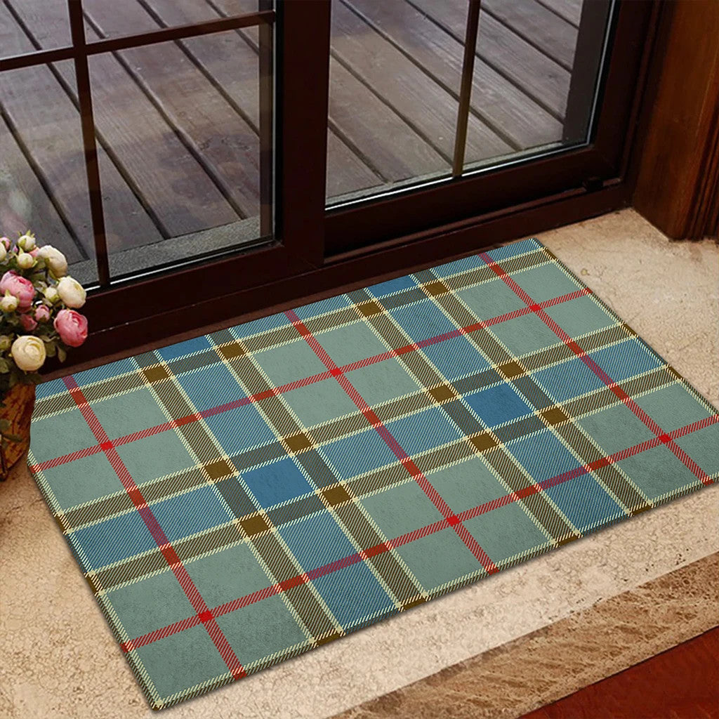 Balfour Blue Tartan Classic Door Mat