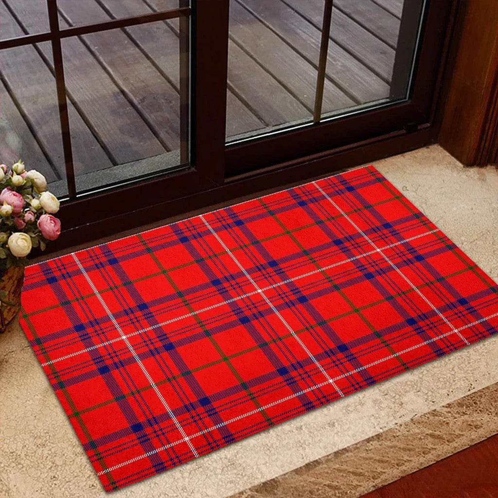 Rose Modern Tartan Classic Door Mat