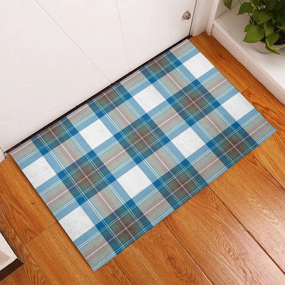 Stewart Muted Blue Tartan Classic Door Mat