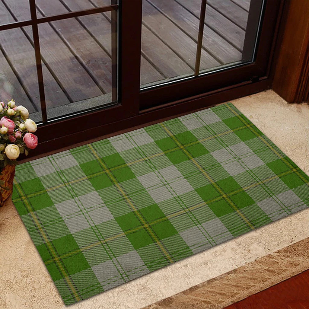 Cunningham Dress Green Dancers Tartan Classic Door Mat