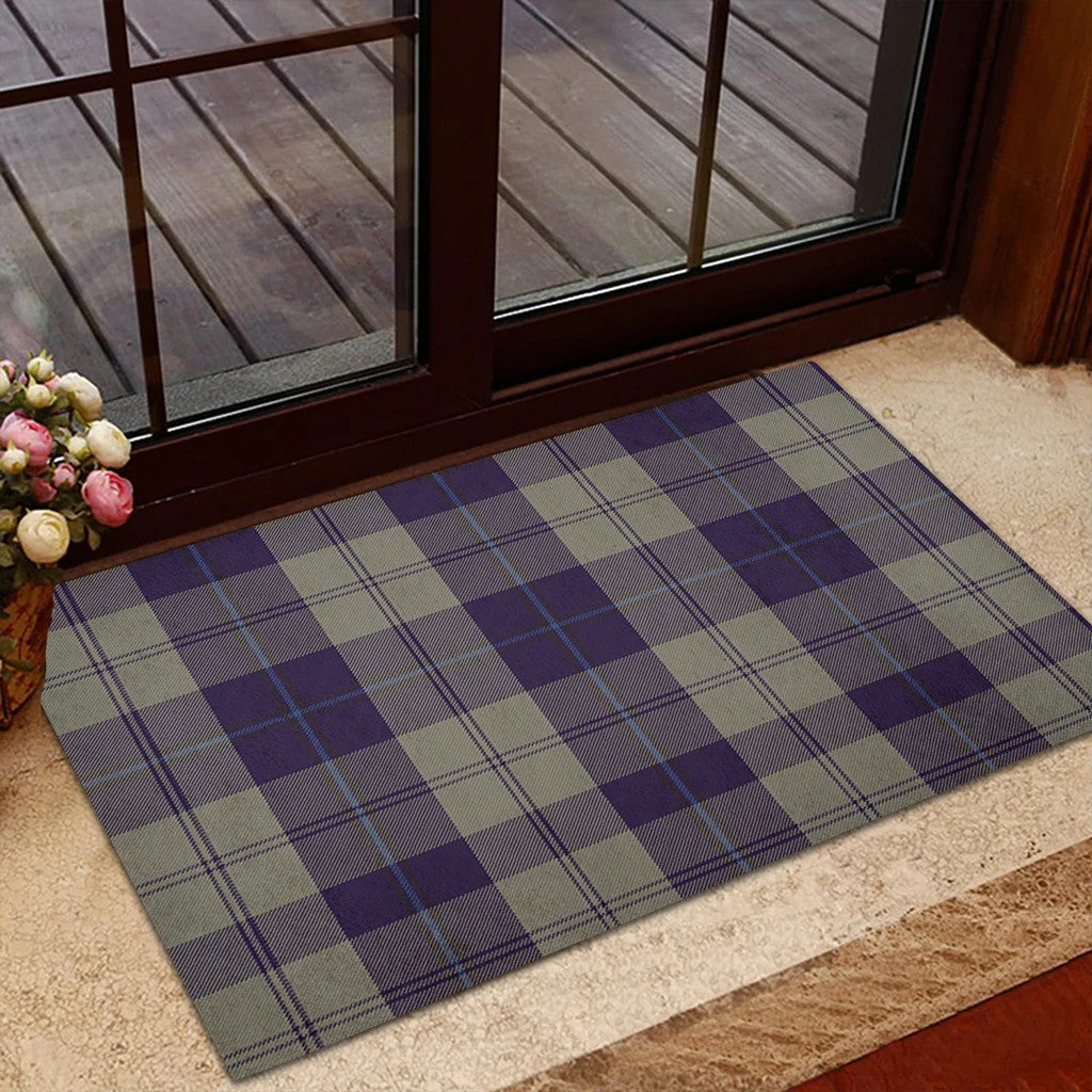 Cunningham Dress Blue Dancers Tartan Classic Door Mat