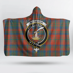 MacInnes Ancient Tartan Crest Hooded Blanket