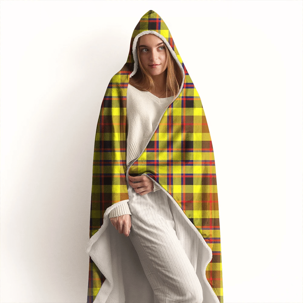 Jardine Tartan Crest Hooded Blanket