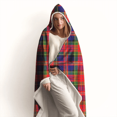 MacDonnell of Keppoch Modern Tartan Crest Hooded Blanket